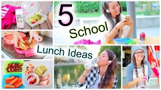 5 Healthy Back To School Lunch Ideas [upl. by Aphra16]