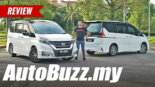 Nissan Serena SHybrid J IMPUL MPV super review  AutoBuzzmy [upl. by Bolitho]