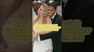 Do you know how much Mariah Carey received in her divorce settlement Part 2 [upl. by Moyer]