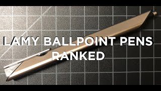 9 Lamy Ballpoint Pens Reviewed [upl. by Acirrehs374]