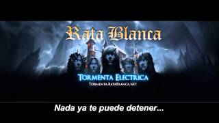 Rata Blanca  Tormenta Eléctrica Letra [upl. by Adorl]