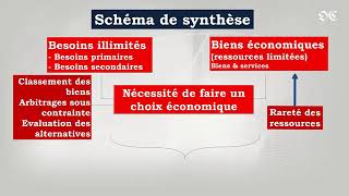 Définition et objet de léconomie Synthèse Cours dIntroduction à léconomie S1 [upl. by Hanae]