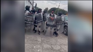 Denuncian abusos de elementos de la Guardia Nacional y el Ejército en poblado de Tanhuato Michoacán [upl. by Enneite]