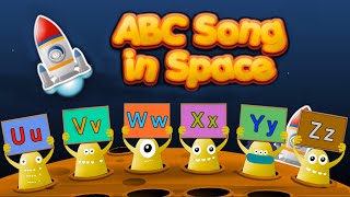 ABC Song in Space UVWXYZ Zed British English version [upl. by Stephen]