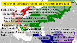 IndoEuropean Connections In Maps Cognates And Loanwords [upl. by Elwin40]