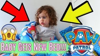 BABY GETS A NEW BED🛏 74 VLOG [upl. by Lytton]