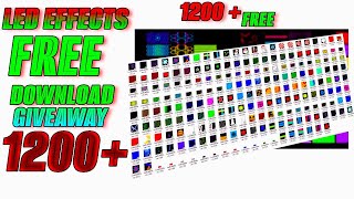 1200 Pixel LED Effects Pack for LedEdit 2014 free GIVEAWAY 😯 [upl. by Swigart]