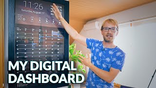 Making a Digital Dashboard w Google Calendar integration [upl. by Thisbe]