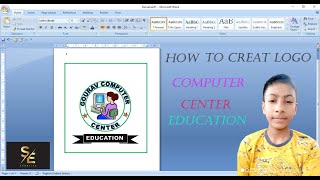 How to make a logo desing in office microsoft word 2007 [upl. by Gotcher]