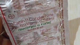 Becozym C Forte Tablet Benifit  Vitamin B Complex  Biotin  Vitamin C Tablet Benifit [upl. by Ecydnak78]