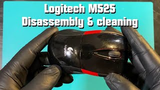 Logitech M525 Disassembly amp cleaning [upl. by Htennek374]