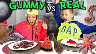 GUMMY vs REAL 2 [upl. by Hcra]