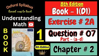 D1 Math Book Chapter 2 Exercise 2A Question  07 Part ad  Fractions  Understanding Math [upl. by Nahguav]