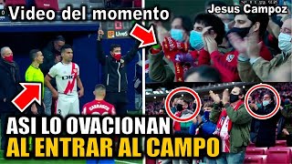 ASI FUE LA OVACION a FALCAO hoy por HINCHAS atletico de madrid vs rayo vallecano resumen VIDEO 2022 [upl. by Irrej]