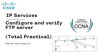 CCNA 64 Configure and verify FTP server [upl. by Yrreiht]