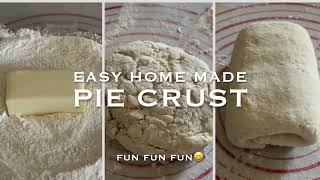 Easy Home Made Pie Crust [upl. by Ahsinan300]