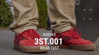 Adidas 3st001 Skate Shoes Wear Test Review  Tactics [upl. by Derron517]