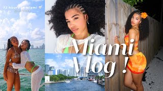 MIAMI VLOG 🌴 girls trip yacht days fun night out  good eats [upl. by Lyris42]