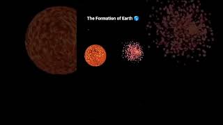 How Earth is Formed🌎 space shorts [upl. by Yrreiht]