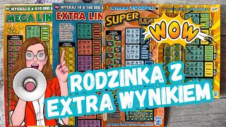 Zdrapki Lotto👉RODZINKA LINI😃JEST SUPER🤩 [upl. by Valle]