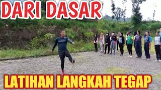 Teknik Latihan langkah Tegap dari dasar di latihan paskibraka 2022 [upl. by Otit]