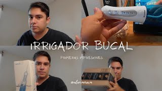 IRRIGADOR BUCAL  Unboxing exprés [upl. by Sikorski86]