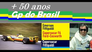 50 anos Gp do BRASIL  1979  Copersucar Fittipaldi F6Ford  E Fittipaldi  TvCam [upl. by Ydnamron]