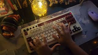 ASMR  keyboard typing  2mins cz im tired lol [upl. by Ahsel]