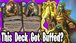 Wait Earthen Paladin is INSANE Now Perils in Paradise Hearthstone Paladin Deck [upl. by Zullo328]