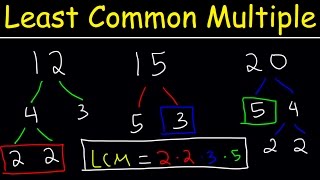 How To Find The LCM of 3 Numbers  Plenty of Examples [upl. by Enayd]