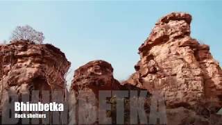 Bhimbetka  World heritage site MP Tourism Incredible India [upl. by Aicener44]