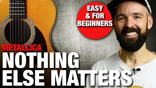 EASY Guitar Tutorial  Nothing else matters [upl. by Coplin]