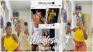 A VERY HONEST WHOLESALE 7 TRY ON HAULIs it worth your money  lets find out [upl. by Aseek]