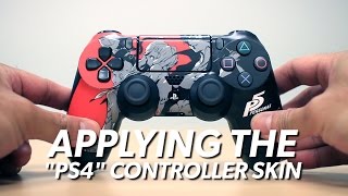 Check Out the Persona 5 Standard Edition PS4 Controller Skin [upl. by Ariamoy455]