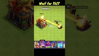 Town Hall 16 Vs Town Hall 17 clashofclans coc games [upl. by Esyak516]