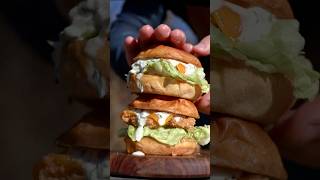 Filet O Fish Burger Recipe cooking asrmcooking outdoorgrilling [upl. by Winchester]