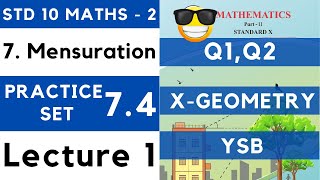 Mensuration  Practice Set 74 Lecture 1 SSC Class 10 Geometry  Area of Segment Maharashtra Board [upl. by Filide]