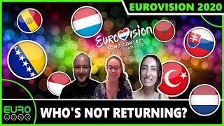 EUROVISION 2020 WHICH COUNTRIES WONT BE RETURNING IN ROTTERDAM  EUROVOXX [upl. by Drucie]