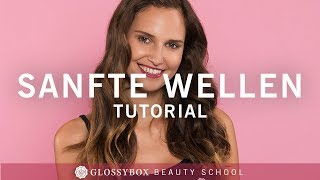 Tutorial  Sanfte Wellen  Tricks mit dem Lockenstab  GLOSSY BEAUTY SCHOOL [upl. by Shantha556]