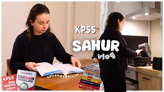 SAHUR VLOG I KPSS ÇALIŞMA RUTİNİM I STRATEJİK TEKRAR I KPSS KAYNAKLARI I SOHBET [upl. by Chandal]