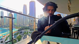 Most Expensive Sheesha In Dubai I HuQQA Dubai I Hasham Live [upl. by Asiar]