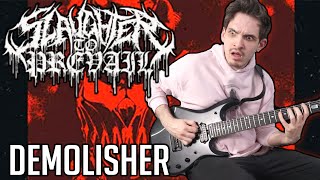 Slaughter To Prevail  DEMOLISHER  Nik Nocturnal GUITAR COVER  Screen Tabs [upl. by Odnalor]