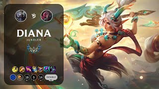 Diana Jungle vs Vi  EUW Challenger Patch 146 [upl. by Liesa]