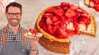 Amazing Strawberry Cheesecake Recipe [upl. by Akoek]