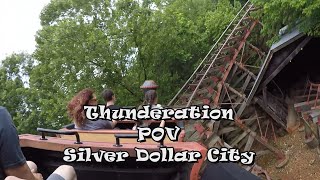 Thunderation POV Silver Dollar City [upl. by Ecyt]