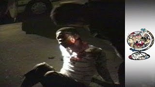 Brutal night time policing in Apartheidera Soweto 1990 [upl. by Ecinej]