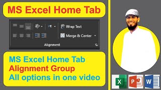 Ms Excel part  4  Alignment Group Home Tab  MS Excel  MS Excel Tutorial for Beginners to advance [upl. by Ruberta527]