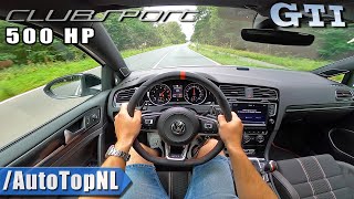 500HP VW Golf GTI CLUBSPORT  TVS Engineering POV Test Drive by AutoTopNL [upl. by Safoelc]