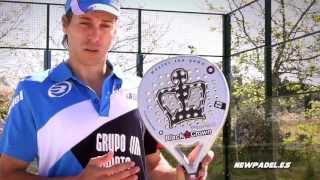 Pala de padel Black Crown Piton 20  Newpadel  Chico Gomes [upl. by Enaamuj]