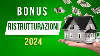 Bonus Ristrutturazione 2024 [upl. by Beka]